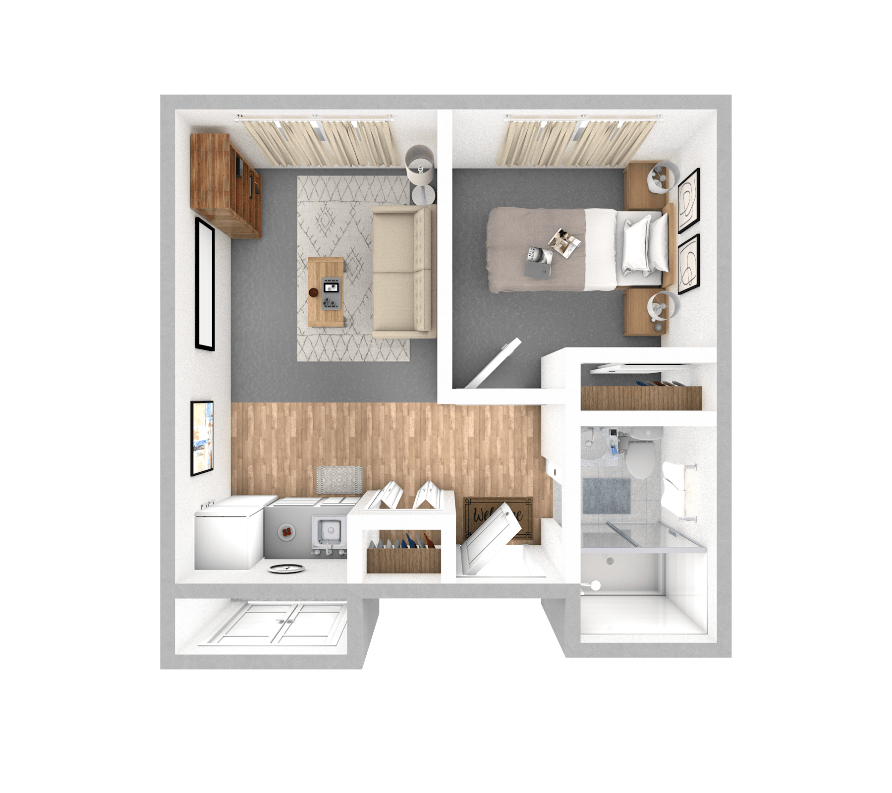 Hickory floor plan